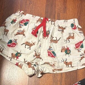 Festive Reindeer Print Women's Shorts
